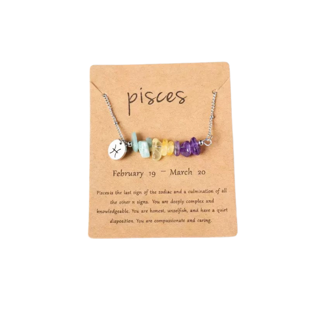 Crystal Birthstone Necklace - Free Gift