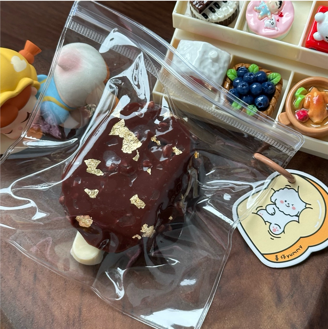 Chocolate Icecream Taba Squishy Toy