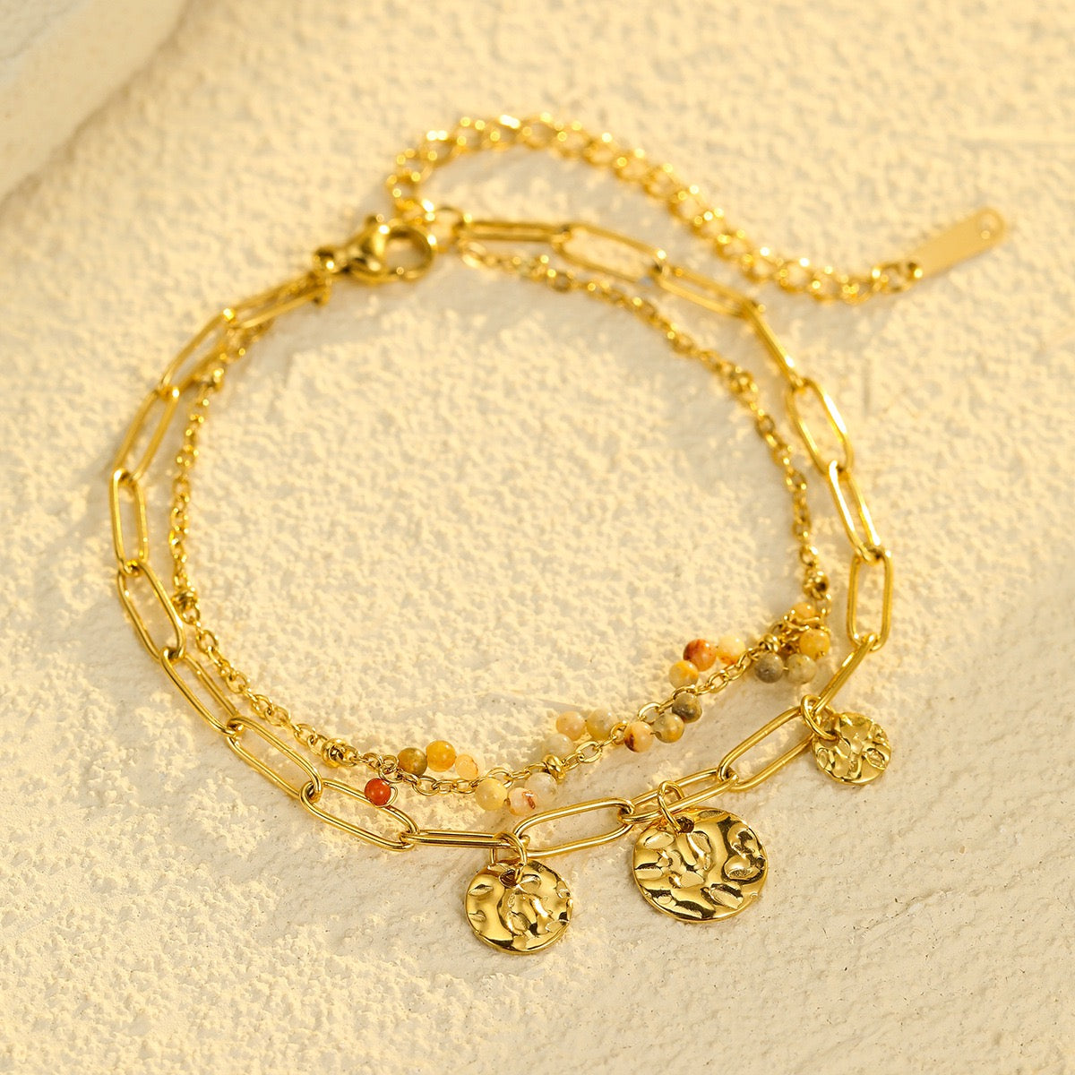 Golden Drop Jewelry Set