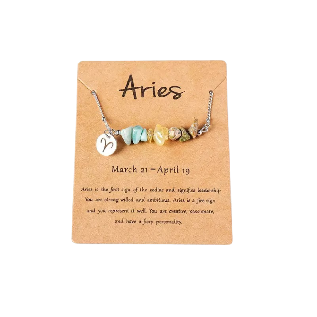 Crystal Birthstone Necklace - Free Gift