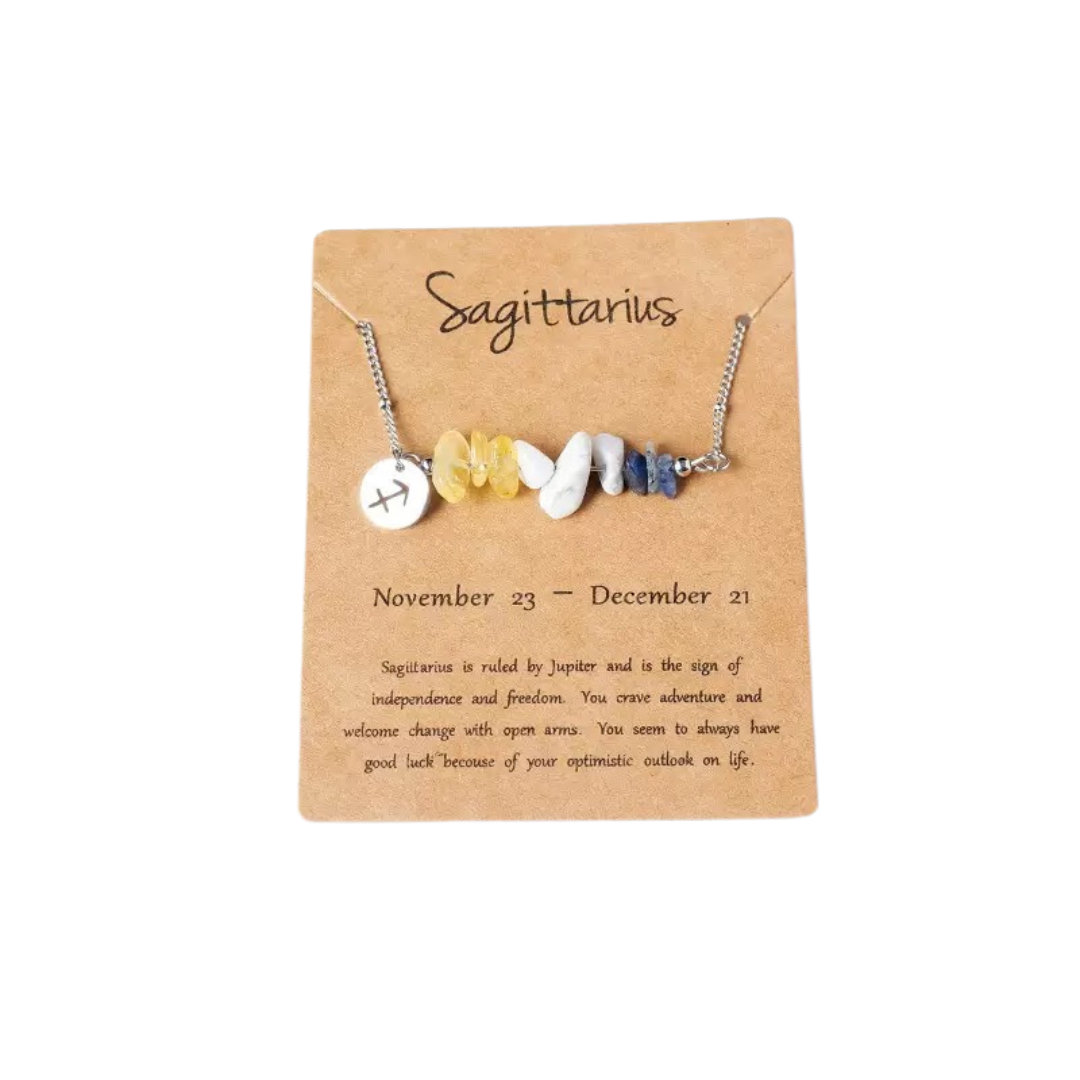 Crystal Birthstone Necklace - Free Gift