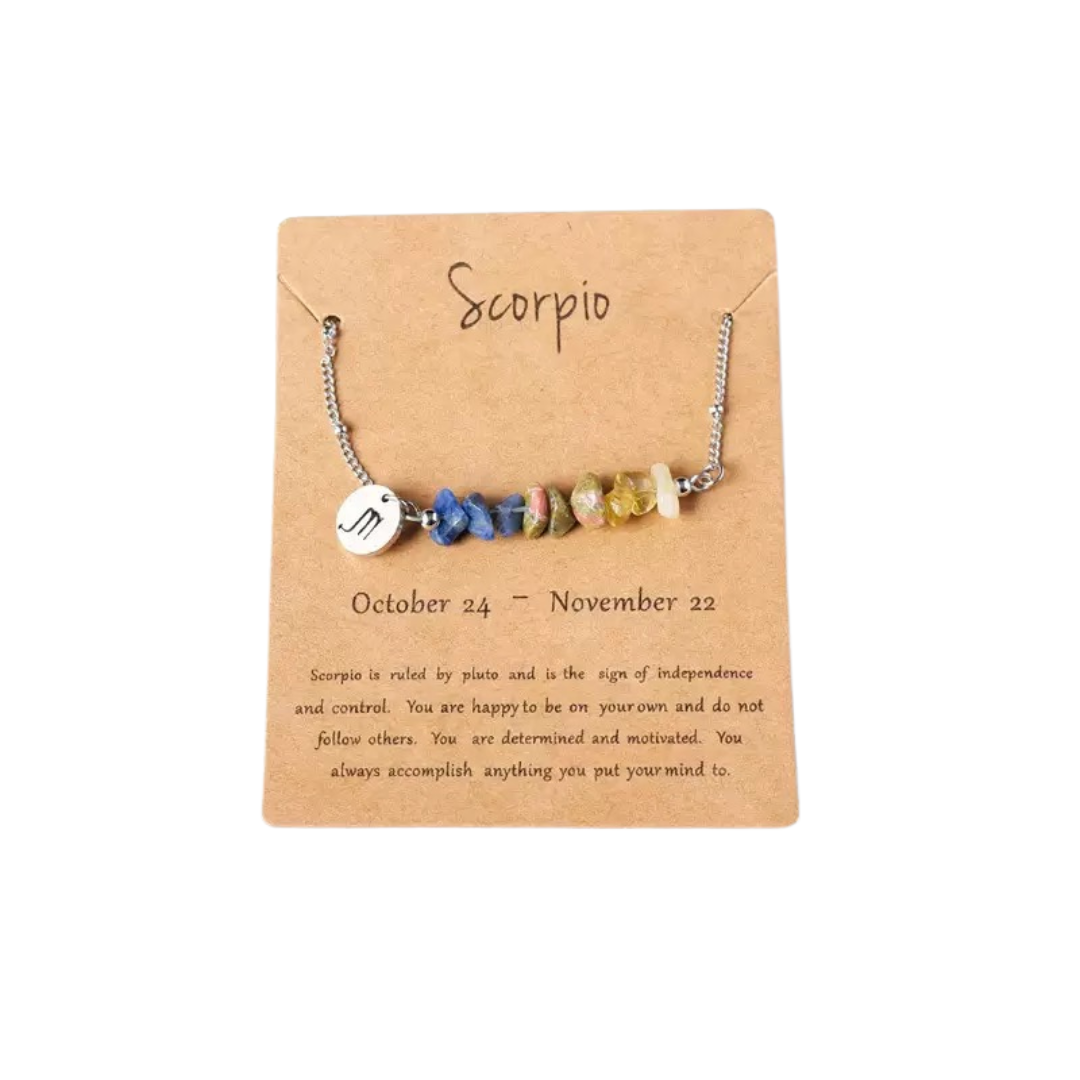 Crystal Birthstone Necklace - Free Gift