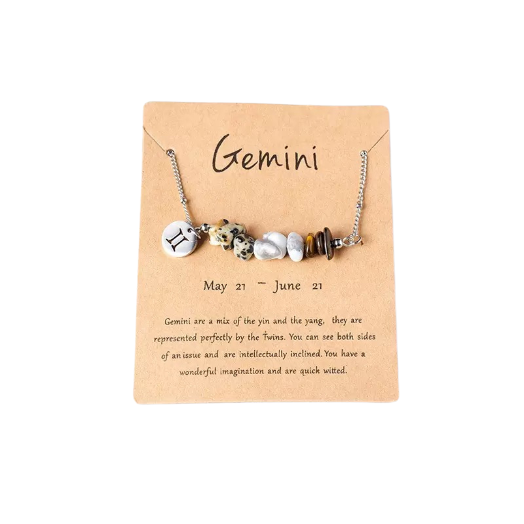 Crystal Birthstone Necklace - Free Gift