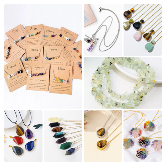 Crystal Necklaces - Buy 1, Enjoy 5 More with Jewelry Box Included