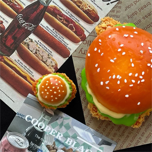 Crispy Chicken Burger Taba Squishy Toy