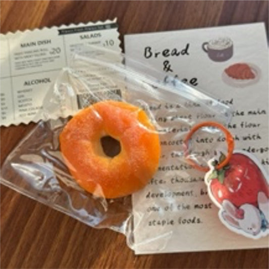 Glazed Doughnut Taba Squishy Toy