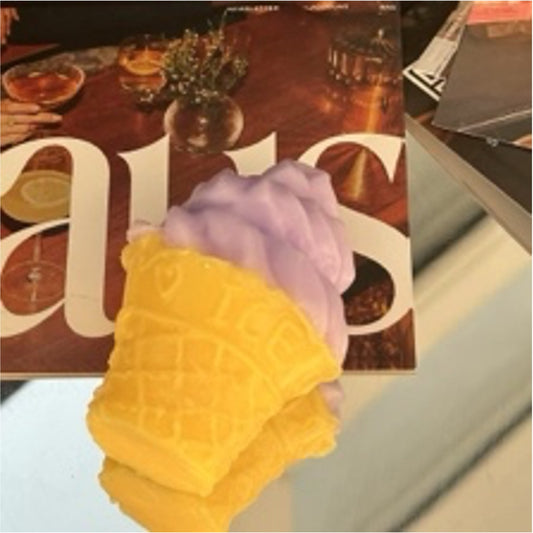 Purple Ice Cream Taba Squishy Toy