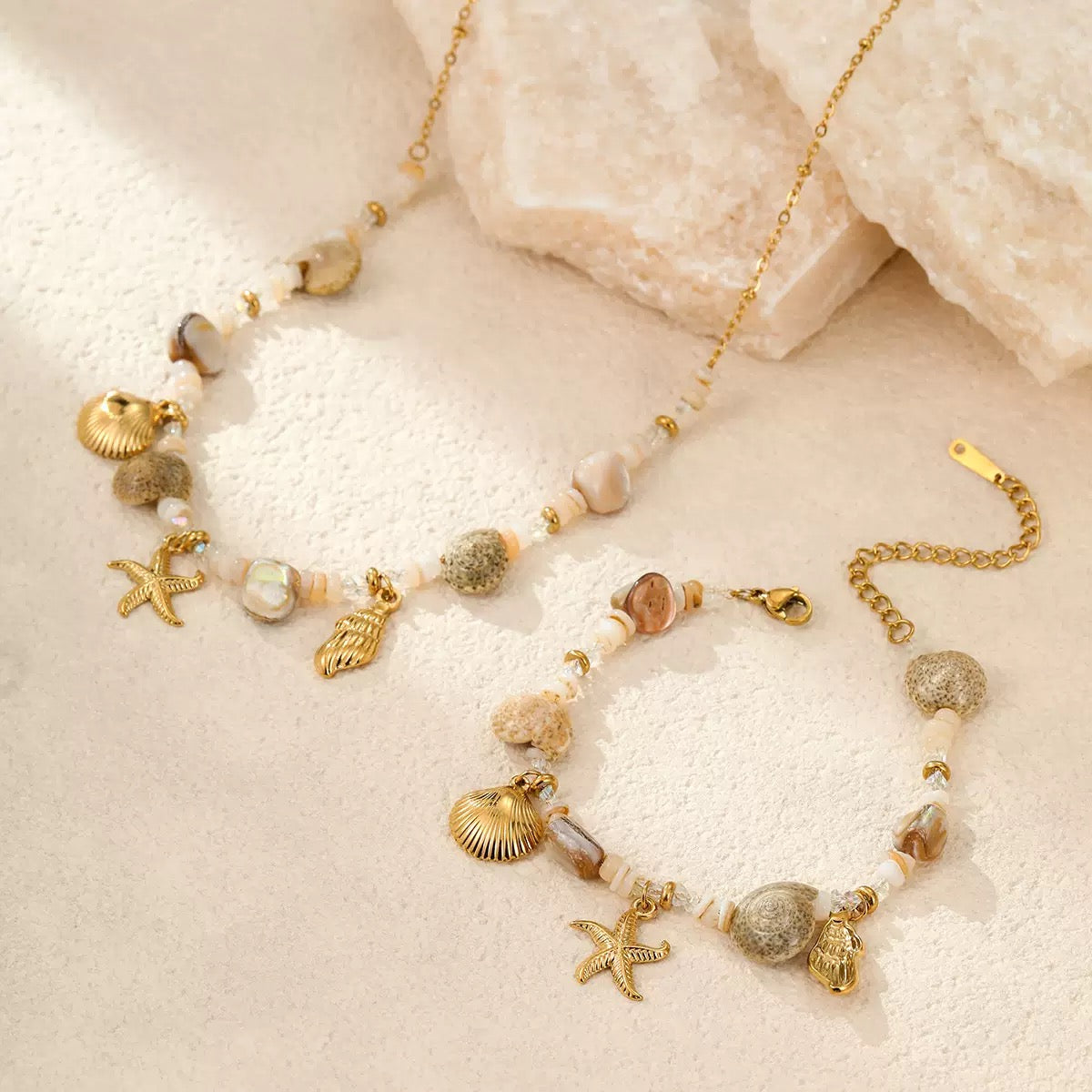 Starfish Jewelry Set