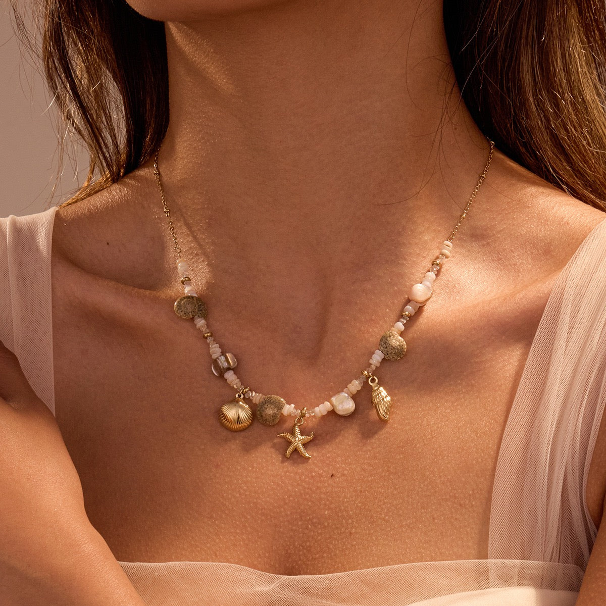Starfish Jewelry Set