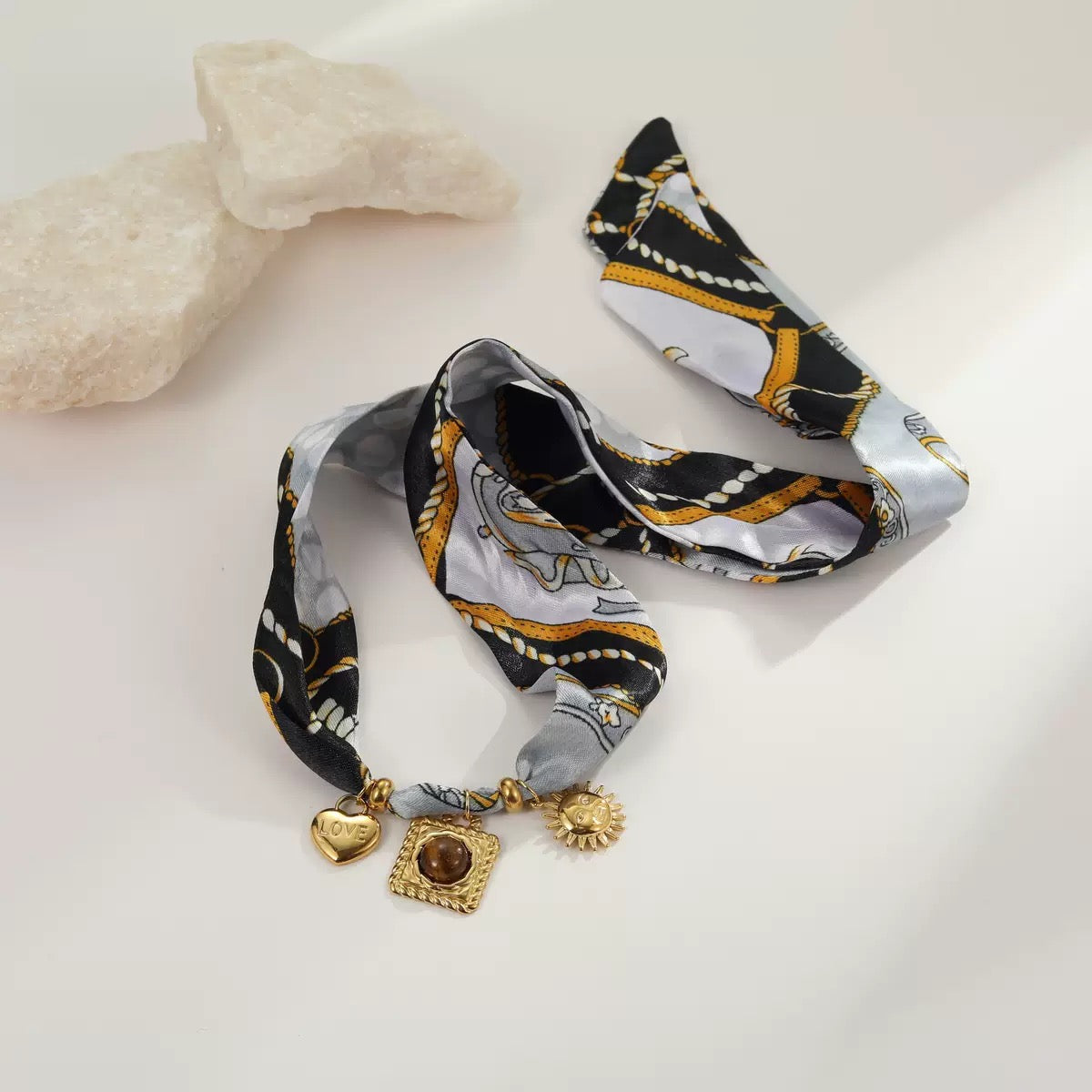 Fashion Scarf Jewelry Set