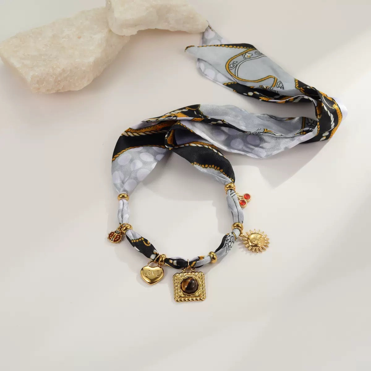 Fashion Scarf Jewelry Set