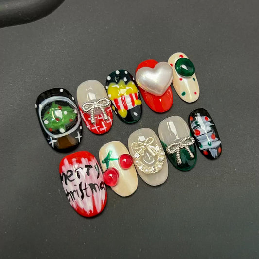 Cute-mas Magic Handmade Press-on Nail Set