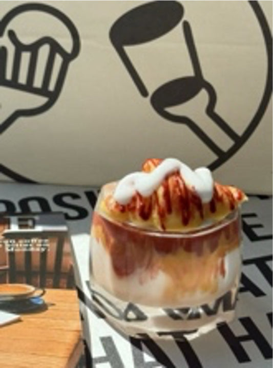 Ice Mocha Taba Squishy Toy