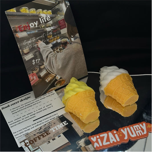 Ice Cream Cone Taba Squishy Toy