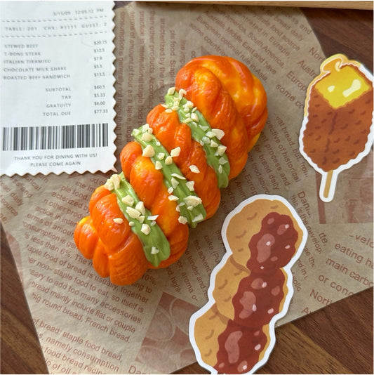 Pistachio Twist Taba Squishy Toy