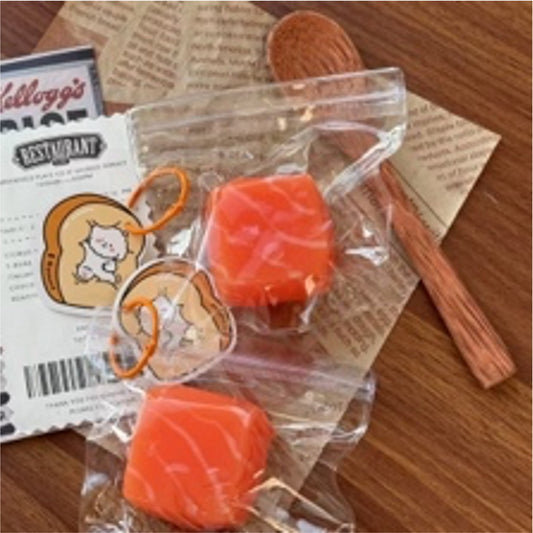 Salmon Nigiri Taba Squishy Toy