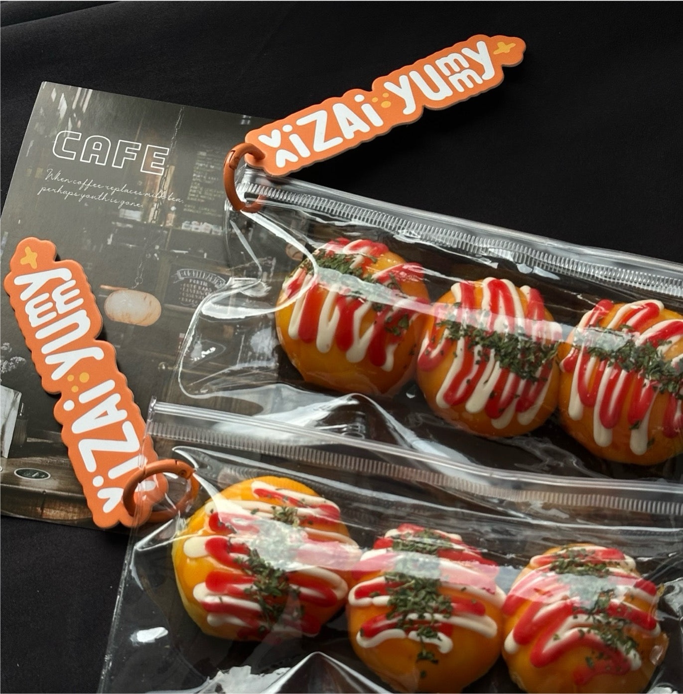 Takoyaki Taba Squishy Toy