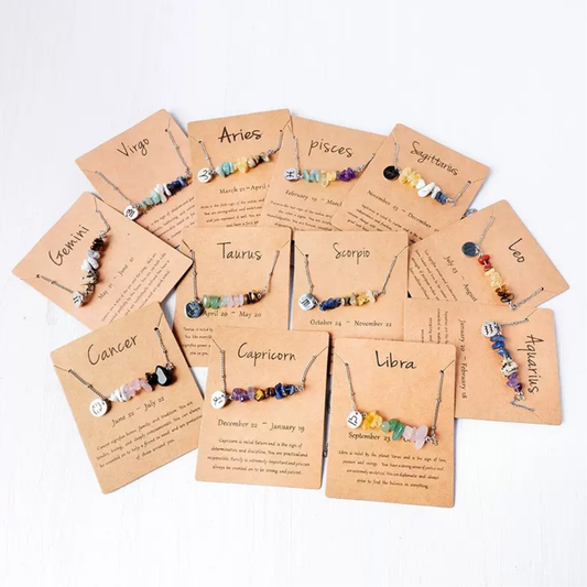 Crystal Birthstone Necklace - Free Gift