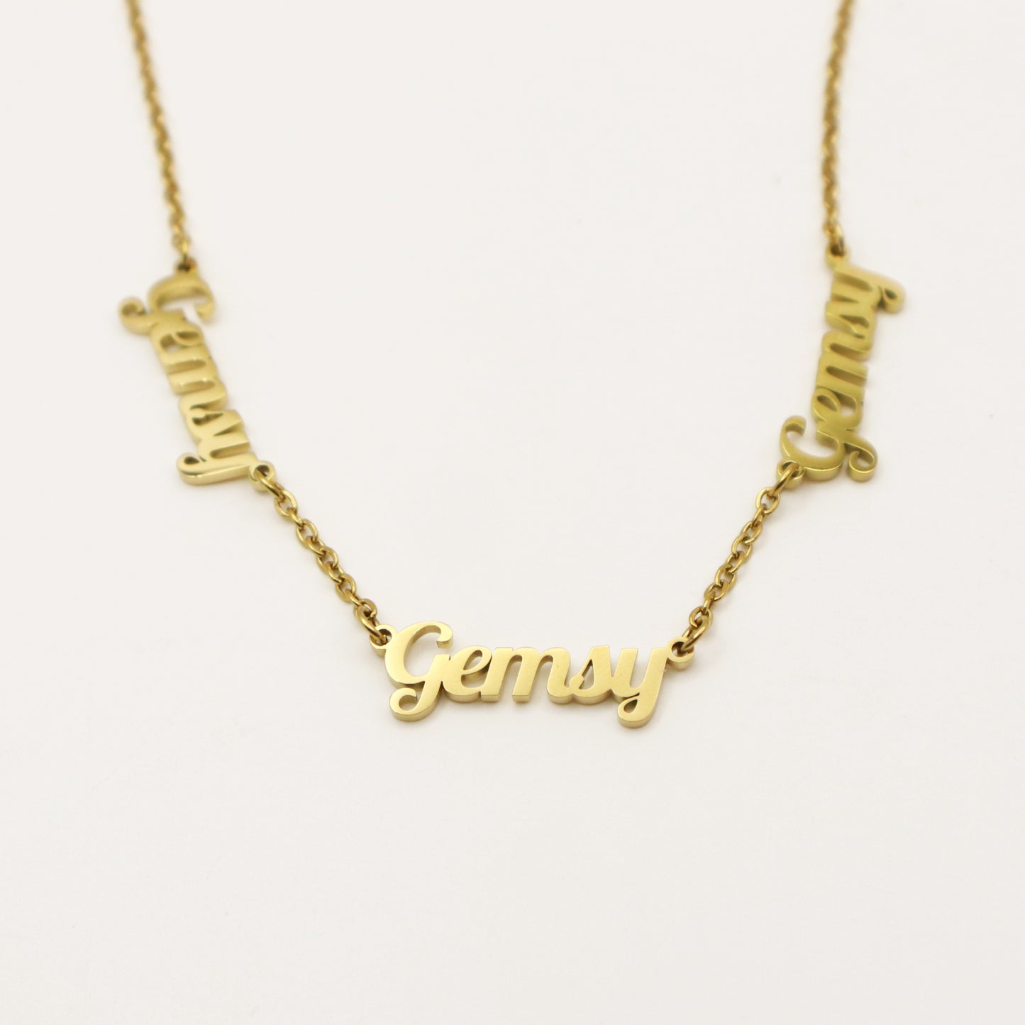 Ibiza Custom Name Necklace - Three Names